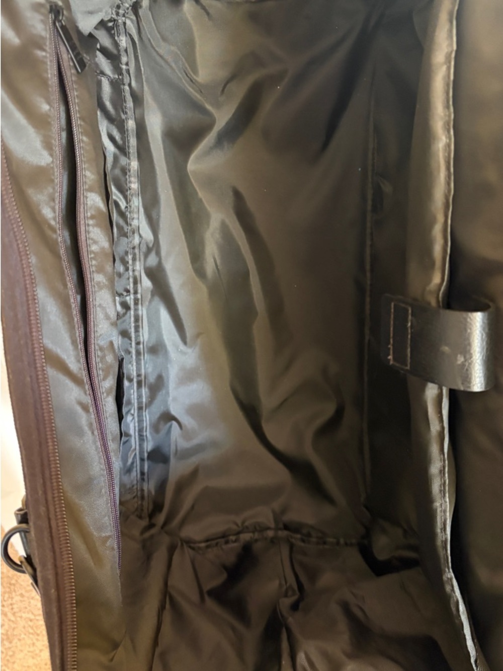 BEIS Black Travel Tote Bag with Bottom Compartment - Picture 2 of 3